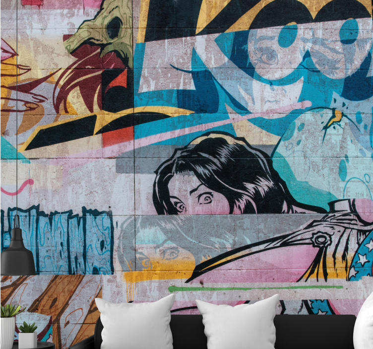 Mestské umenie fototapety metropolitné grafity - Tenstickers