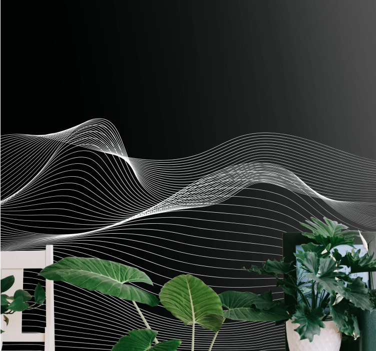 moderne fototapety elegantné plynulé línie - Tenstickers