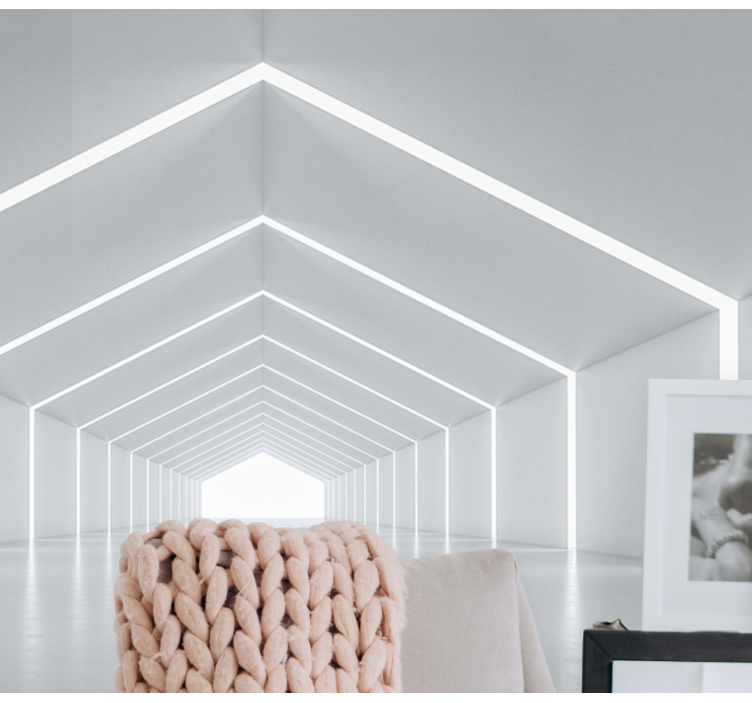 moderne fototapety geometrická svetelná štruktúra - Tenstickers