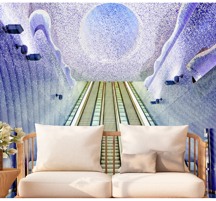 Fototapeta stanica metra v neapole - Tenstickers