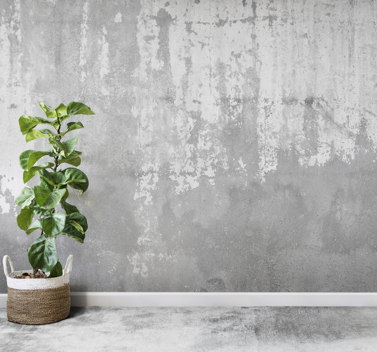 Nástenná maľba z hrubého betónu - Tenstickers