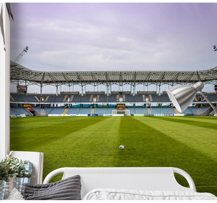 Futbalové ihrisko spálňa nástenná tapeta - Tenstickers