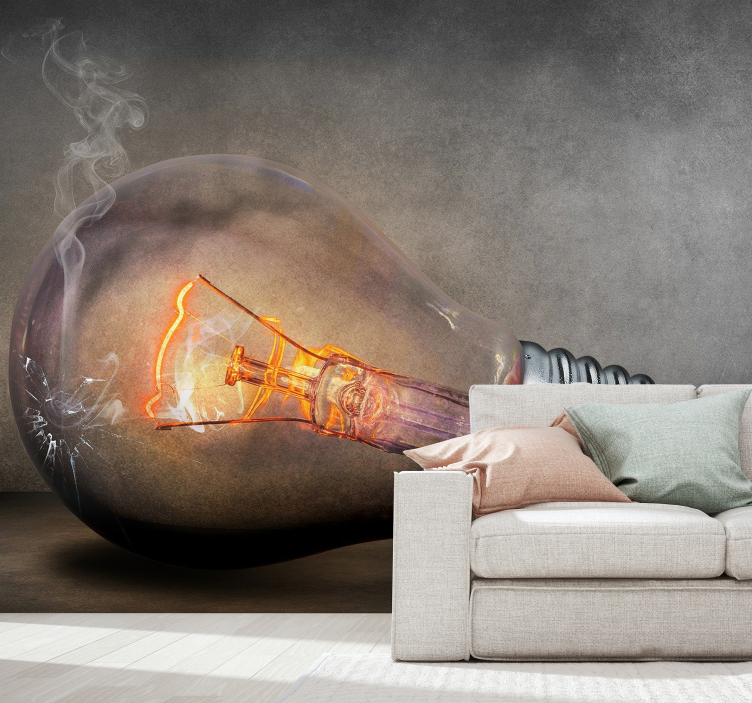 Spálená lampa moderné tapety na plochu - Tenstickers