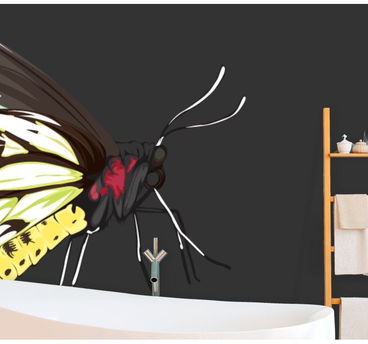 rôzne fototapety dizajn žltého motýľa - Tenstickers