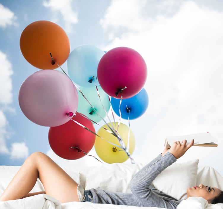 Rôzne fototapety kvety farebná balónová kolekcia - Tenstickers