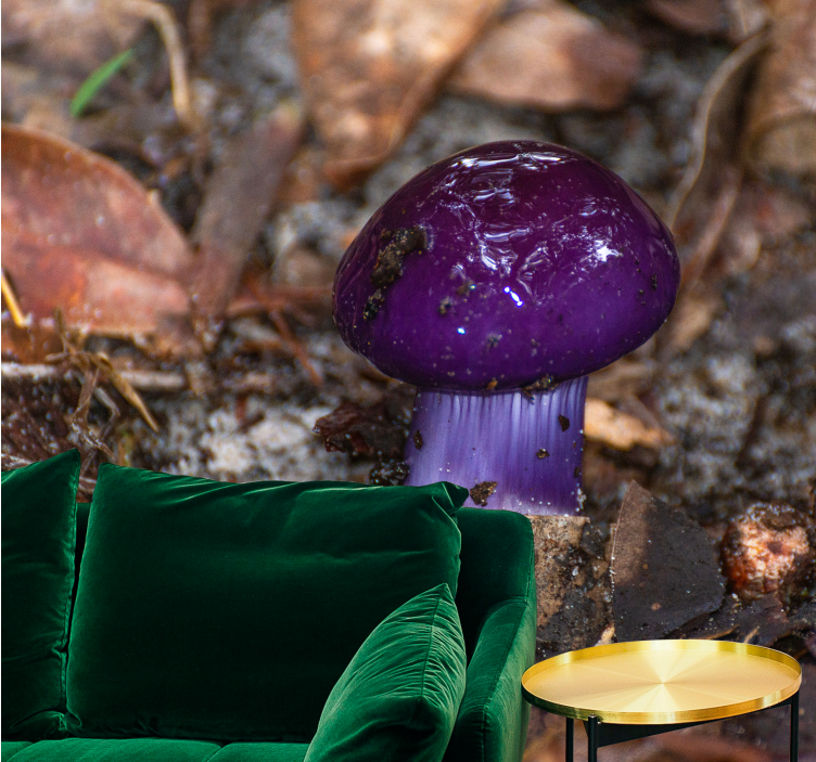 Rôzne fototapety kvety fialová huba klíčiaca - Tenstickers