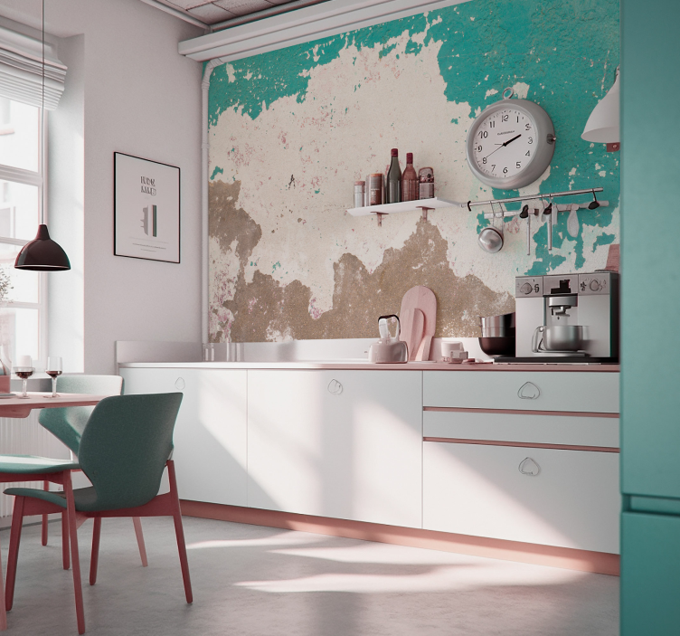 Ostatné vzorované fototapety grunge olúpaná stena - Tenstickers