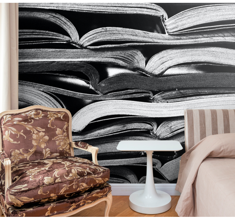 Rôžne fototapety textúry a vzory naskladané otvorené stránky - Tenstickers