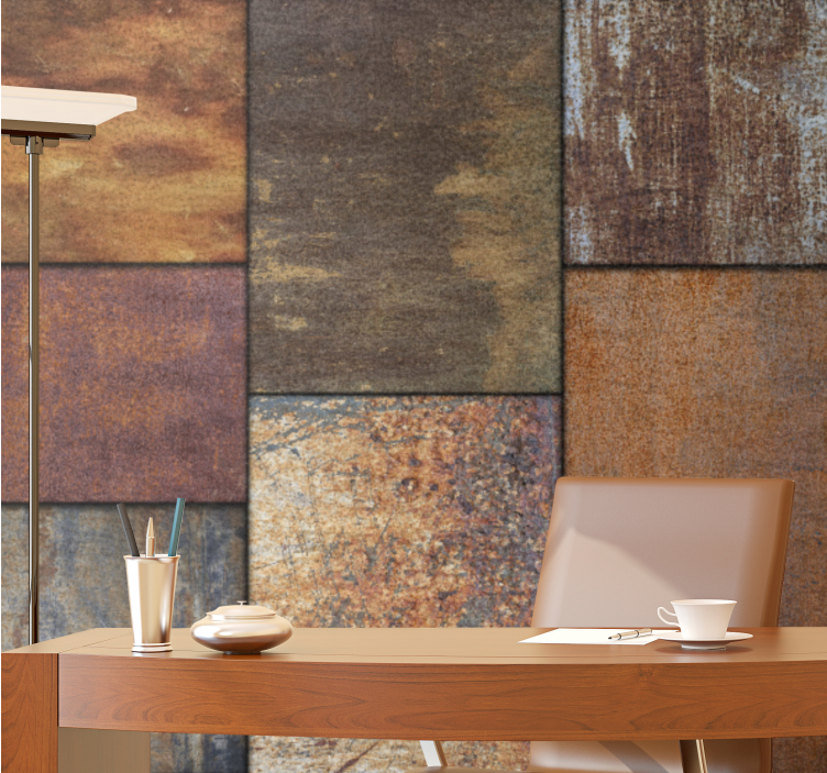 Rôzne fototapety textúry a vzory rustikálne panely - Tenstickers