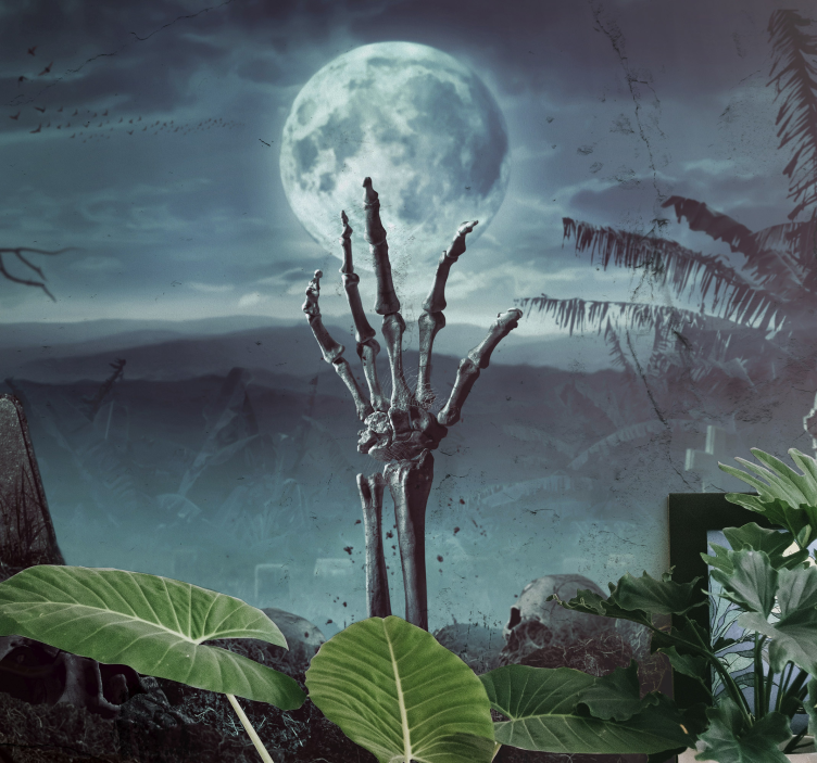 Spln na hrebeni halloween fototapeta - Tenstickers