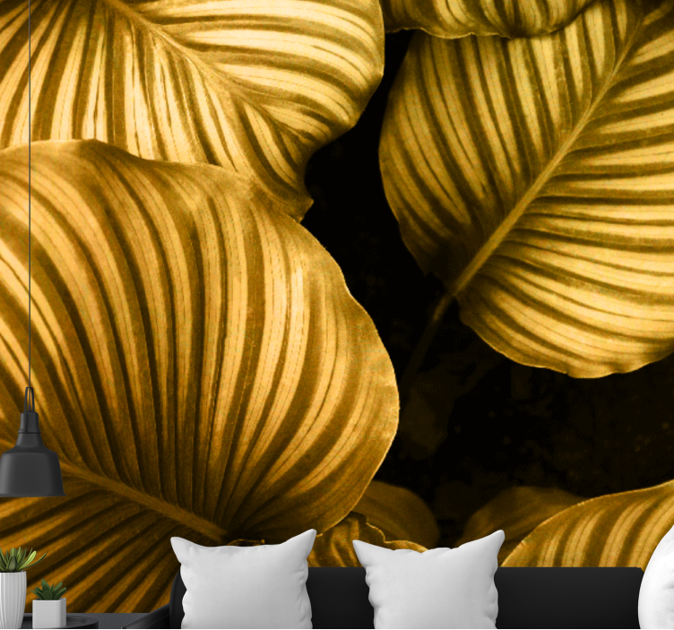 Fototapeta staré hnedé listy prírody - Tenstickers