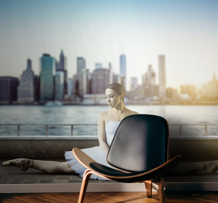 Fototapeta tanec na mrakodrape nyc new york - Tenstickers