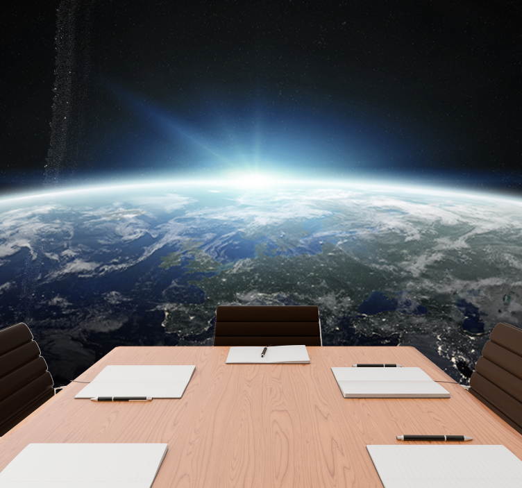 Vesmírny dizajn planéta zem vesmír fototapeta - Tenstickers