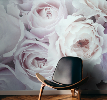 Fototapeta kvety elegantné ružové kvety - Tenstickers
