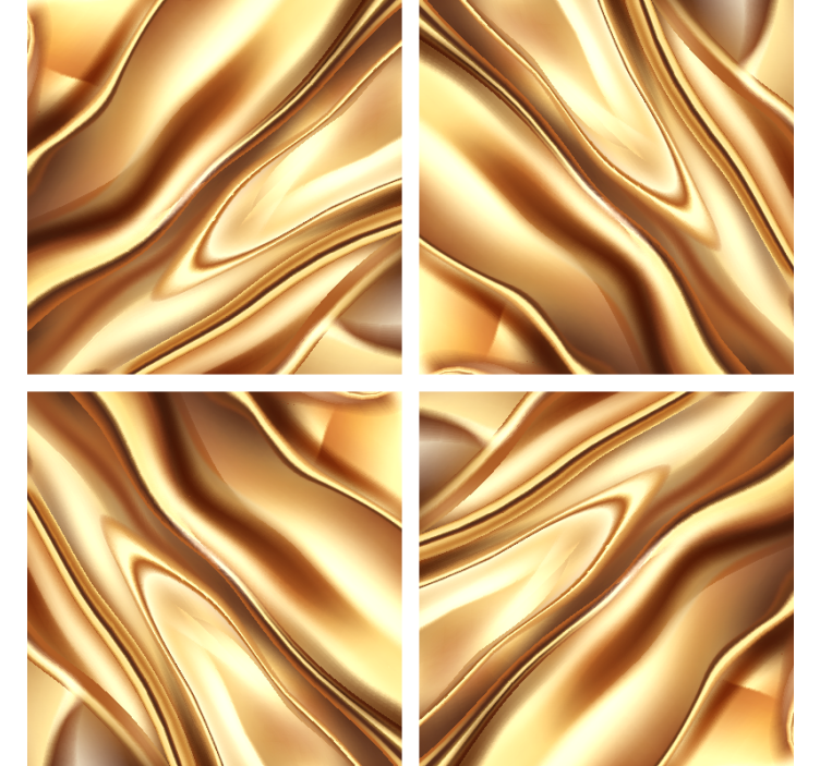 Tácka na nápoje s kovovým efektom - Tenstickers