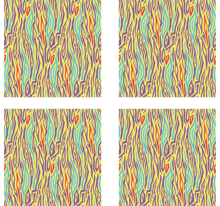 Podtácka Živé abstraktné Čiary - Tenstickers