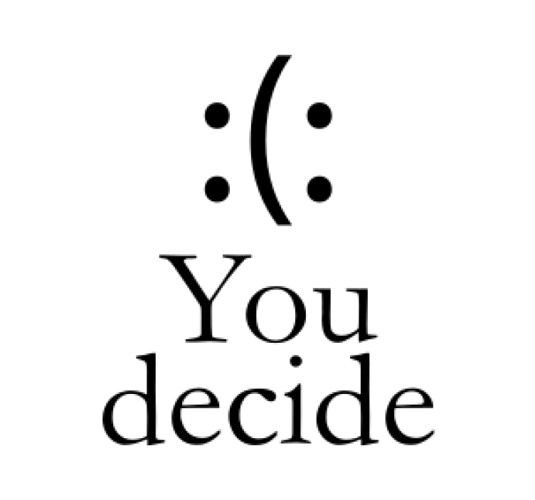 Podtácka s textom emocionálne rozhodovacie vyhlásenie - Tenstickers