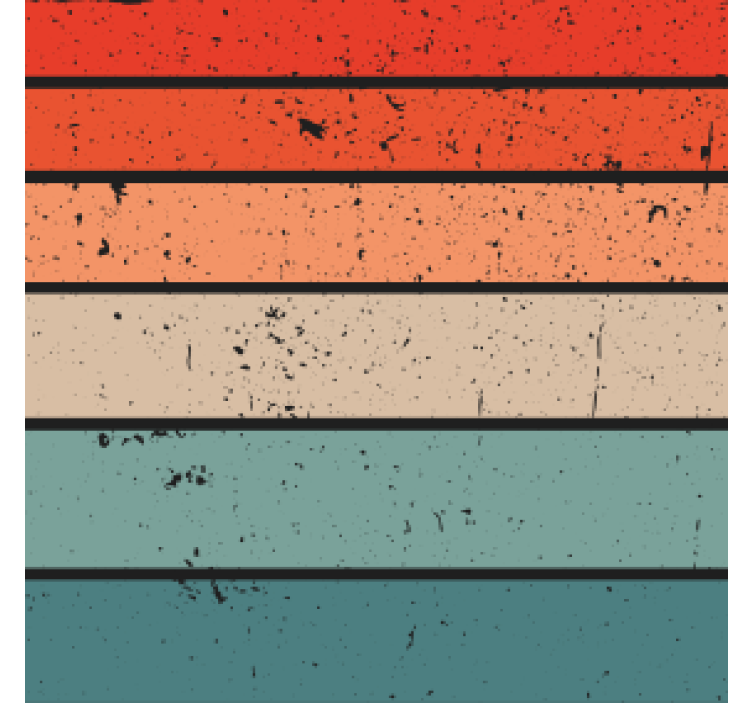 Vintage linky a farby textúra dráha - Tenstickers