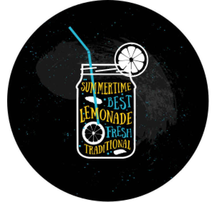 Moderná podtácka s osviežujúcim citrónovým džbánom - Tenstickers