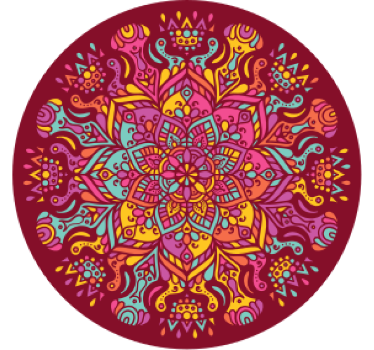 Mandala okrúhle ďalšie tácky - Tenstickers