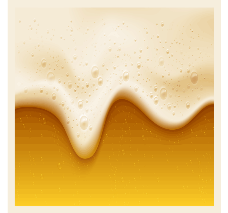 Bubliny a penové pivné podložky - Tenstickers