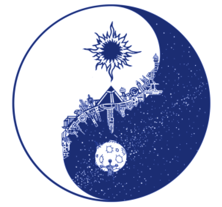 Pivná tácka nebeská kozmická scéna - Tenstickers