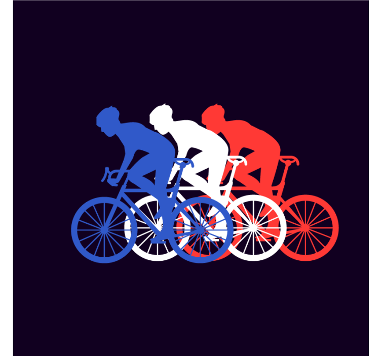 Moderná podtácka pre cyklistov v pohybe - Tenstickers