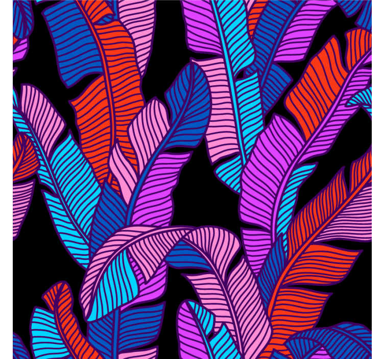 Podtácka s živými vzormi listov - Tenstickers