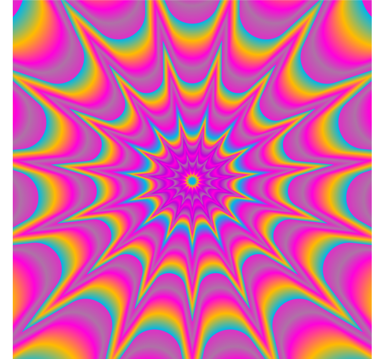 Zábavná podtácka s živým špirálovým vzorom - Tenstickers