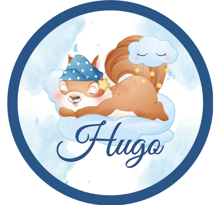 Zábavná podtácka relaxujúci sen veveričky - Tenstickers