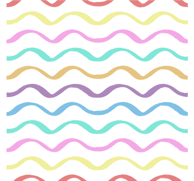 Podtácka s žiarivým zakriveným motívom - Tenstickers