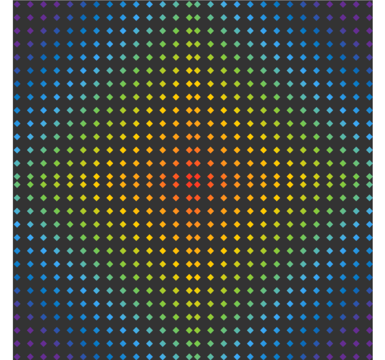 Podtácka farebný bodkovaný vzor - Tenstickers