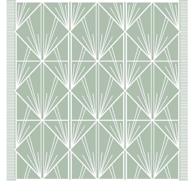 Podtácka s geometrickým vzorom listov - Tenstickers