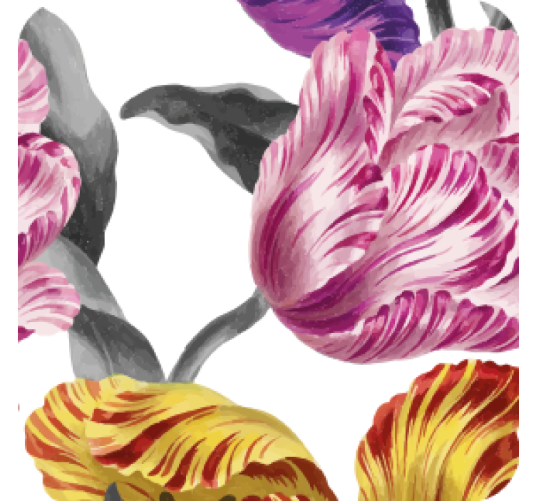 Moderná podtácka s živými botanickými motívmi - Tenstickers