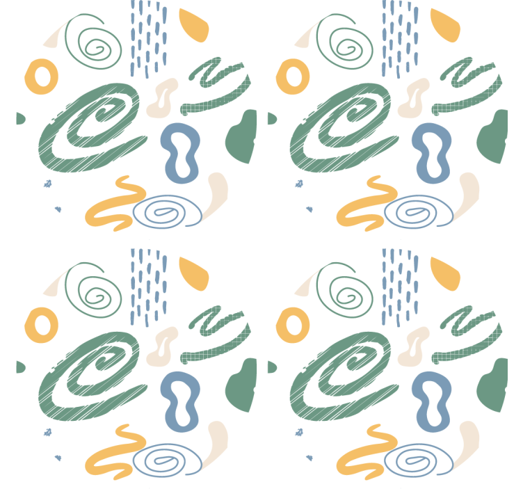 Podtácka s abstraktnými vírivými vzormi - Tenstickers