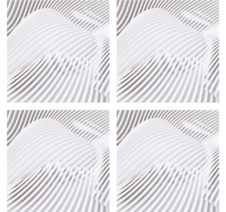 Podtácka vlnitá vrstvená plocha - Tenstickers