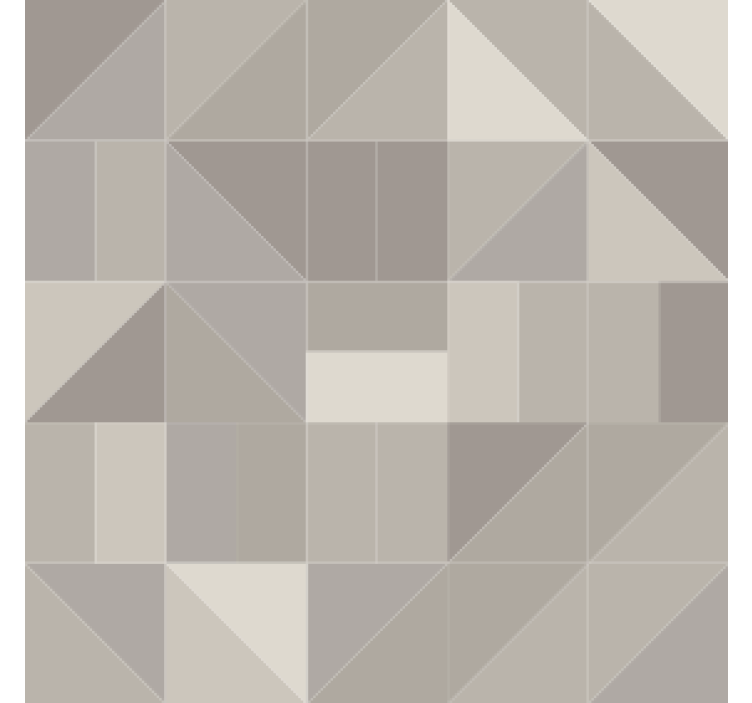 Podtácka s geometrickým trojuholníkovým motívom - Tenstickers