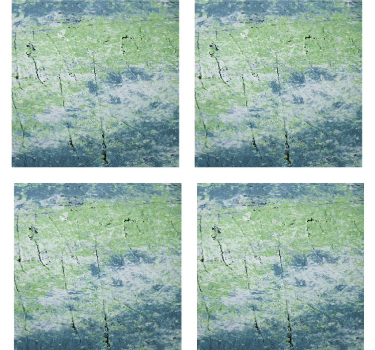 Pivná tácka s textúrovaným zeleným povrchom - Tenstickers