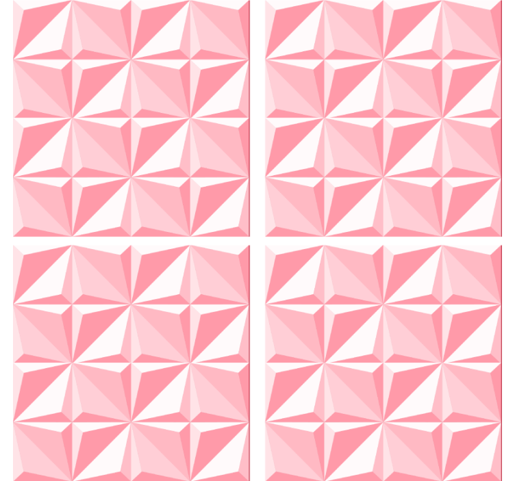 Podtácka s textúrovaným geometrickým motívom - Tenstickers