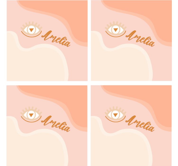 Podtácka na mieru s jemnými krivkami - Tenstickers