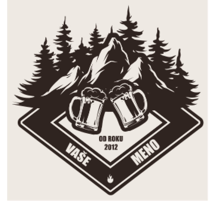 Podtácky pod poháre Terchová - Tenstickers