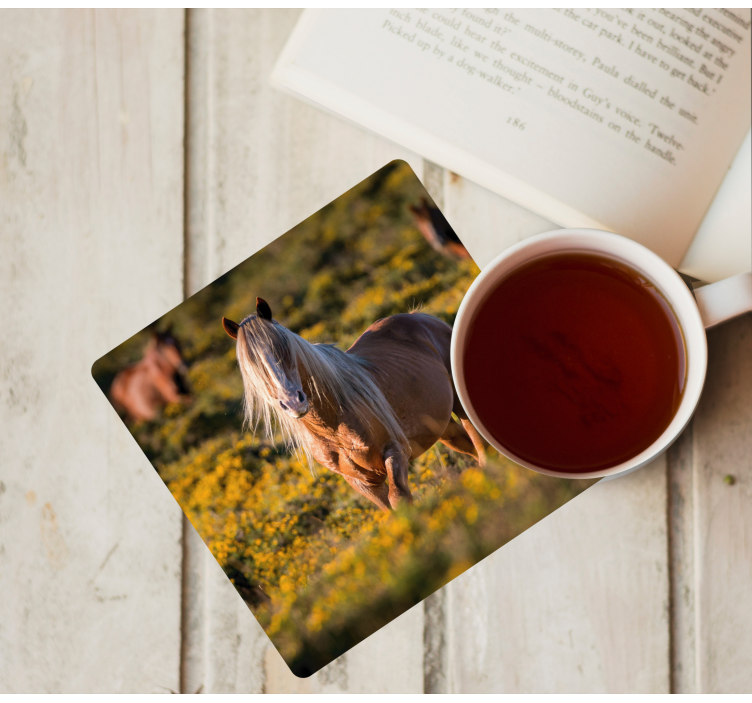 Béžový kôň moderná dráha - Tenstickers