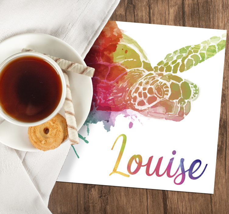 Farebná korytnačka s menom - Tenstickers