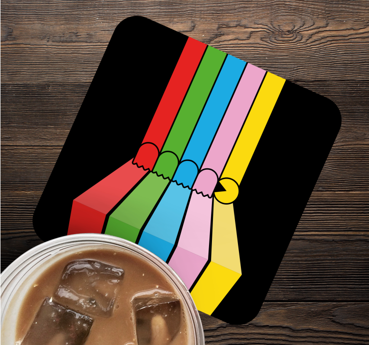 Farebné vintage herné geek podložky - Tenstickers