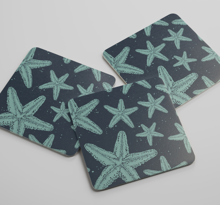Morské hviezdice bluetones podložky pre morský život - Tenstickers
