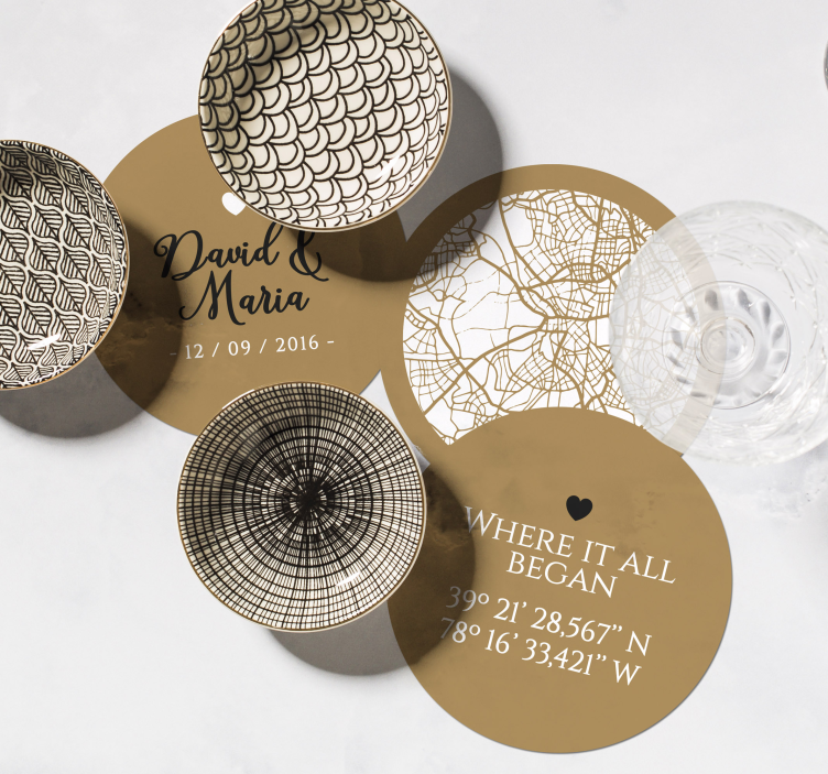 Podtácky kde všetko začalo - Tenstickers