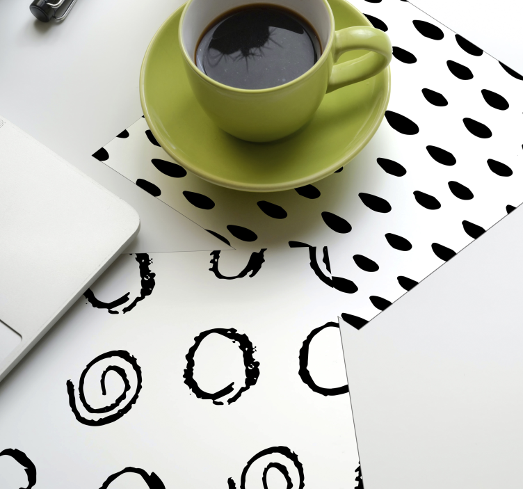 Rôzne vzory moderná dráha - Tenstickers