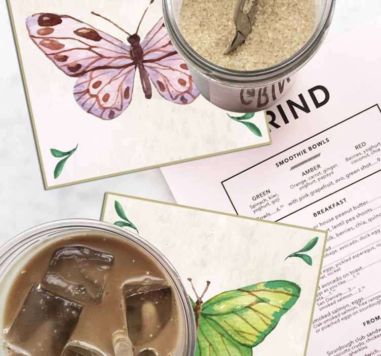 Motýle dlaždice motýľová dráha - Tenstickers