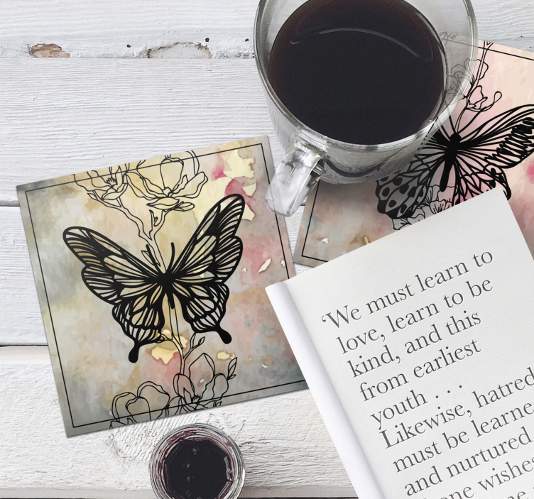 Umelecká motýľová nápojová dráha - Tenstickers