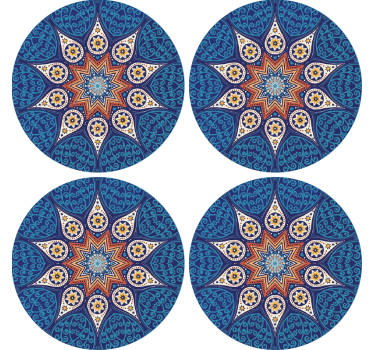 Podnos s mozaikou na mandalu - Tenstickers